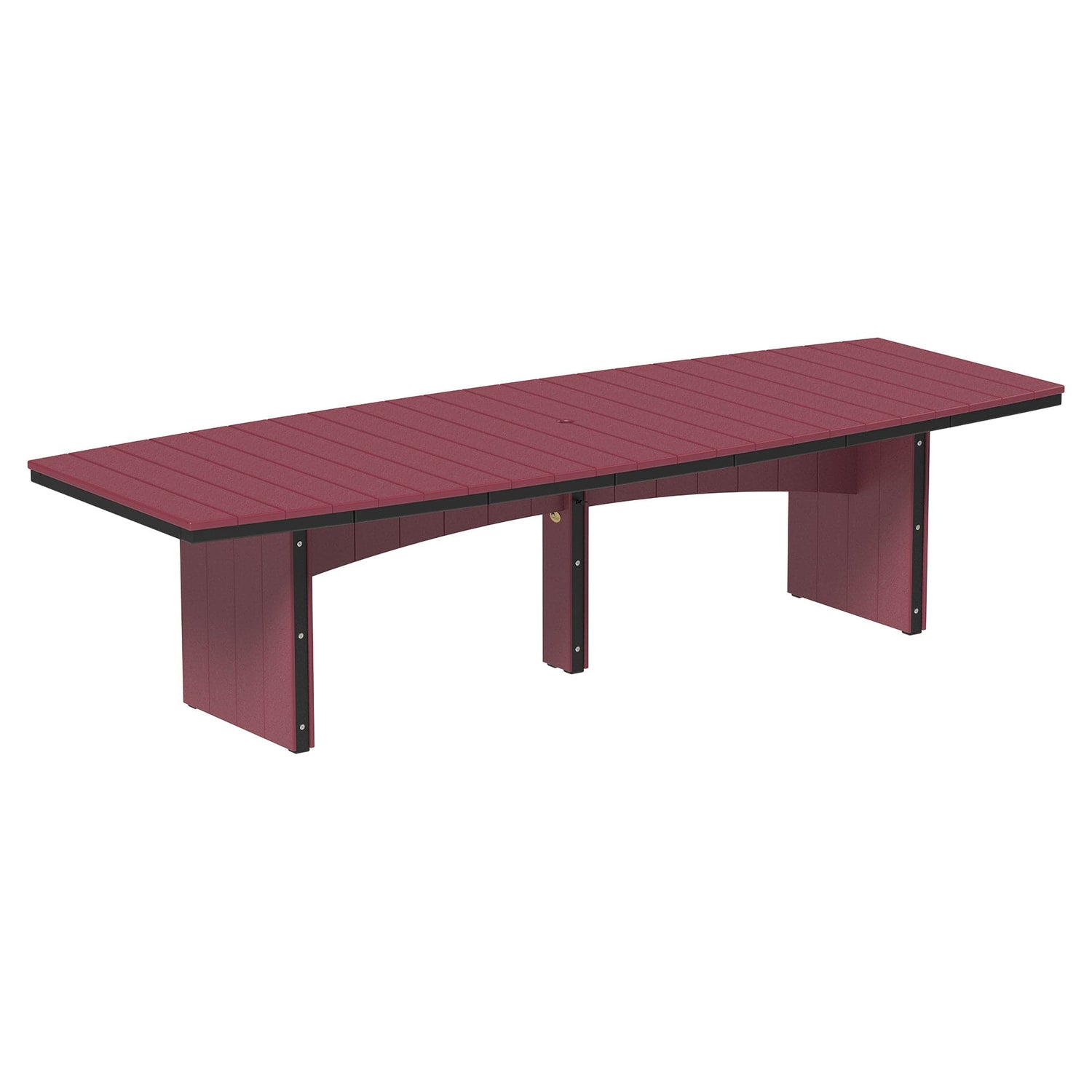 Luxcraft Urban 10-Person Oval Poly Dining Table &amp; Chair Set