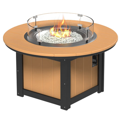 Luxcraft Lumin Poly Lumber Round Gas Fire Pit