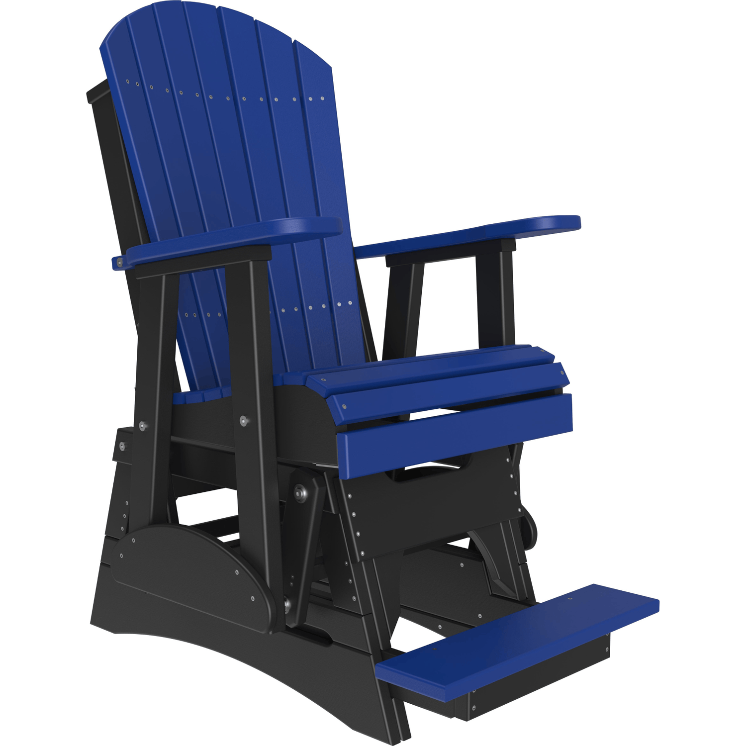 LuxCraft Adirondack Poly Composite Balcony Glider Chair