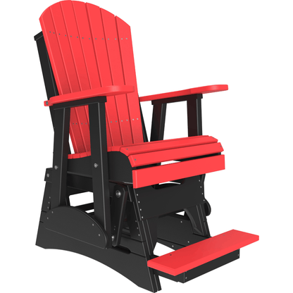 LuxCraft Adirondack Poly Composite Balcony Glider Chair