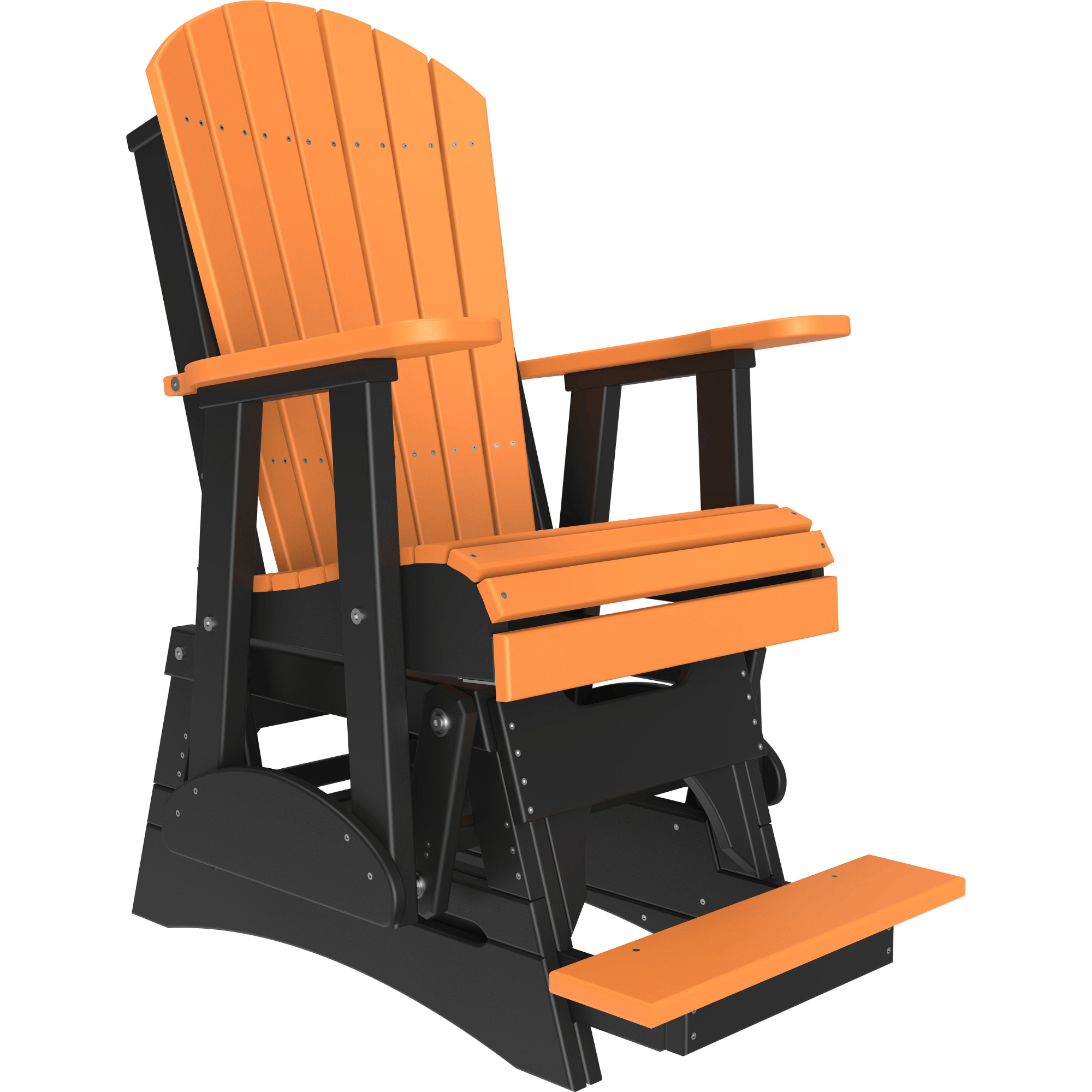 LuxCraft Adirondack Poly Composite Balcony Glider Chair