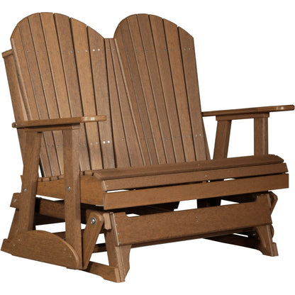 LuxCraft Adirondack 4-Foot Poly Composite Patio Glider