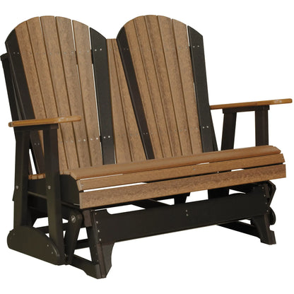 LuxCraft Adirondack 4-Foot Poly Composite Patio Glider
