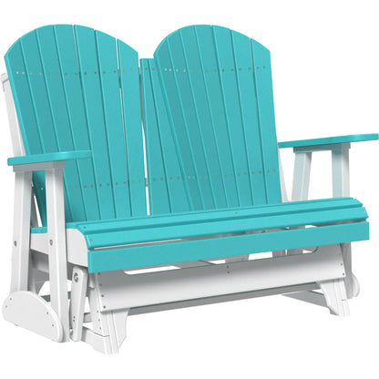 LuxCraft Adirondack 4-Foot Poly Composite Patio Glider