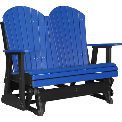 LuxCraft Adirondack 4-Foot Poly Composite Patio Glider