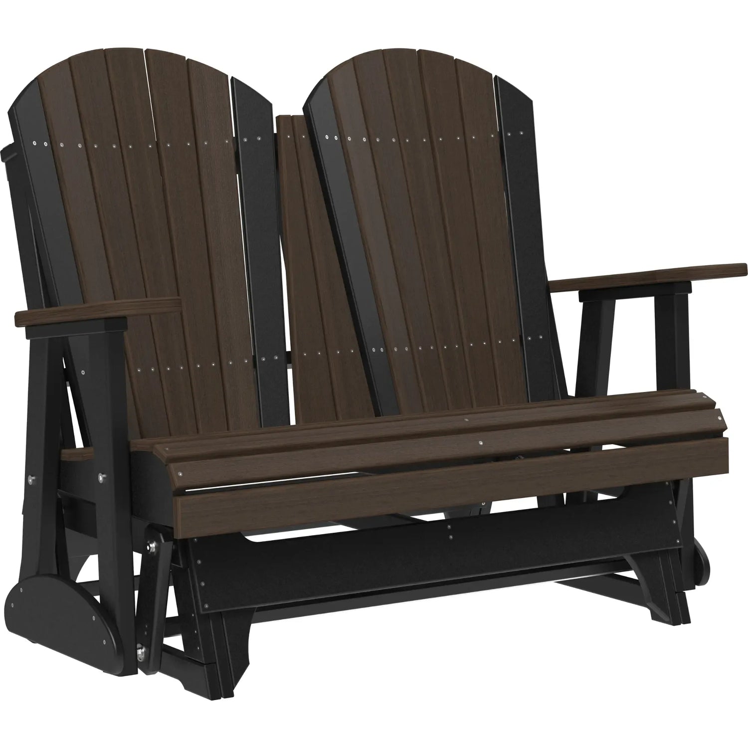 LuxCraft Adirondack 4-Foot Poly Composite Patio Glider