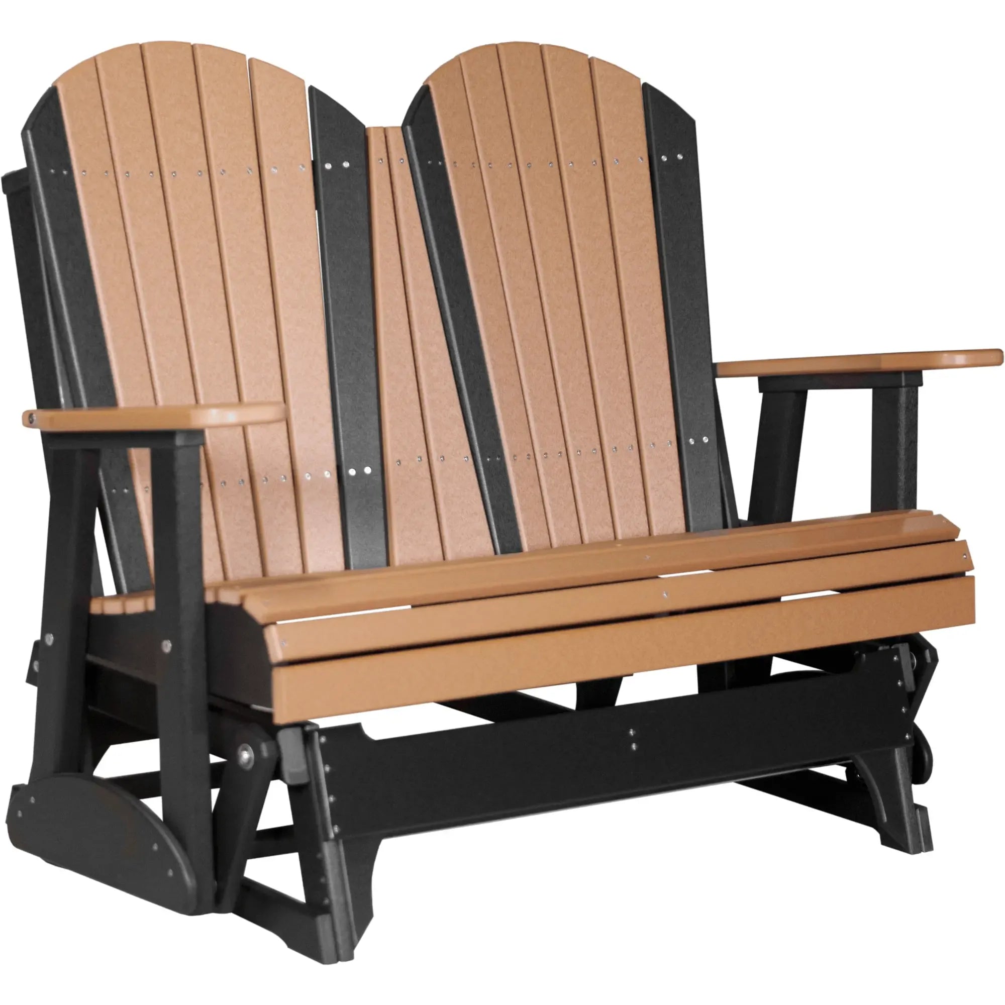 LuxCraft Adirondack 4-Foot Poly Composite Patio Glider
