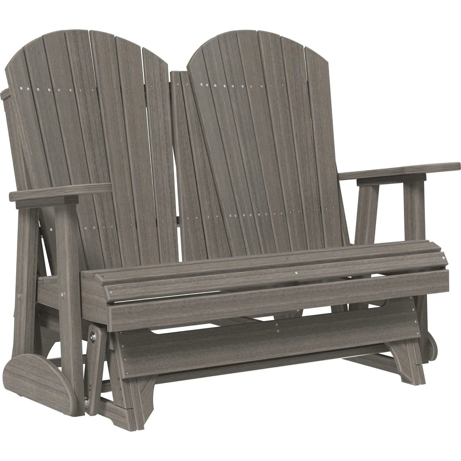 LuxCraft Adirondack 4-Foot Poly Composite Patio Glider