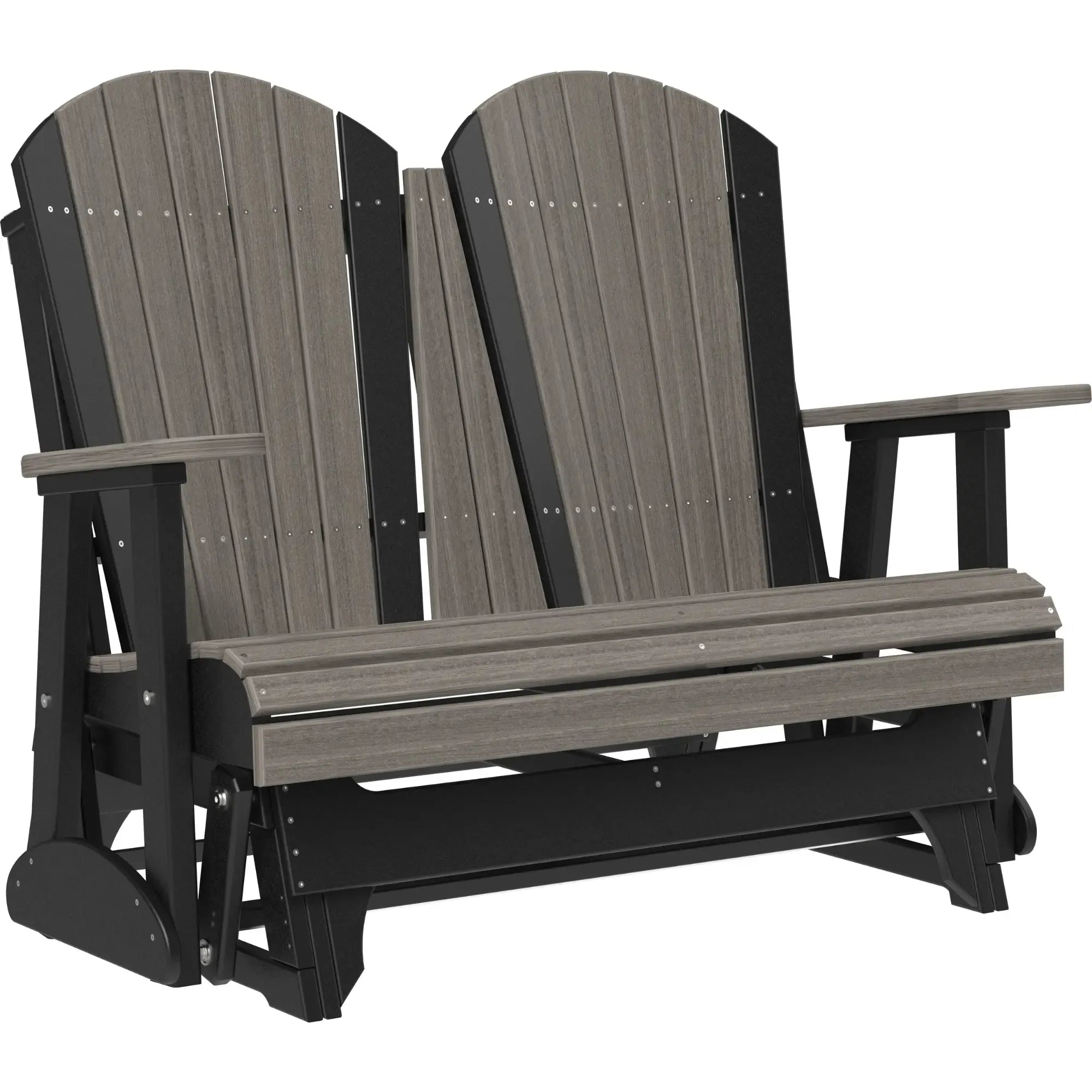 LuxCraft Adirondack 4-Foot Poly Composite Patio Glider