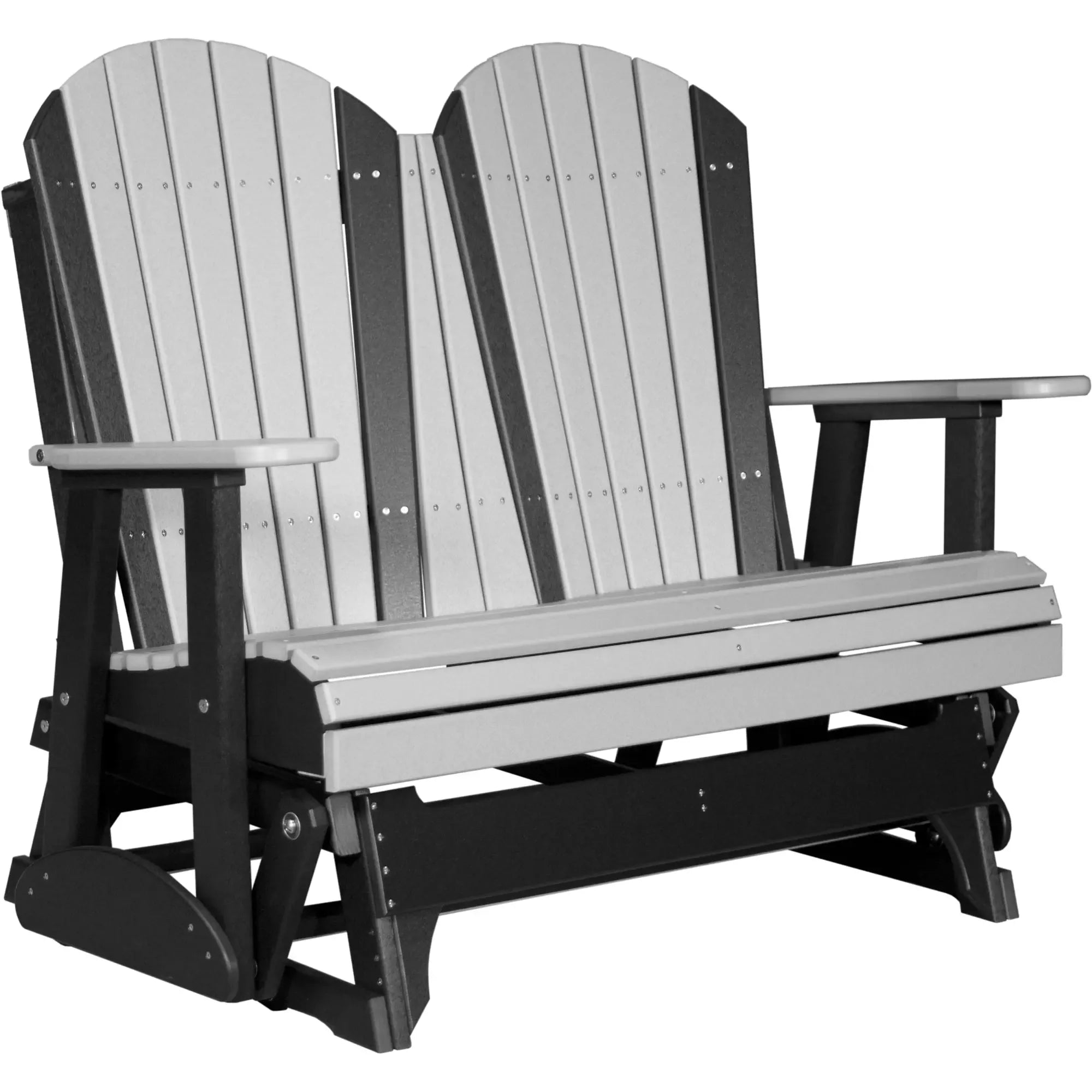 LuxCraft Adirondack 4-Foot Poly Composite Patio Glider