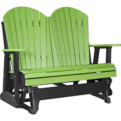 LuxCraft Adirondack 4-Foot Poly Composite Patio Glider