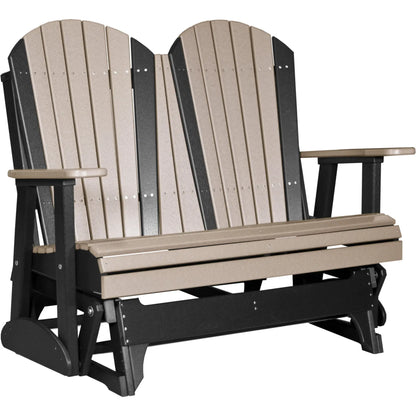 LuxCraft Adirondack 4-Foot Poly Composite Patio Glider