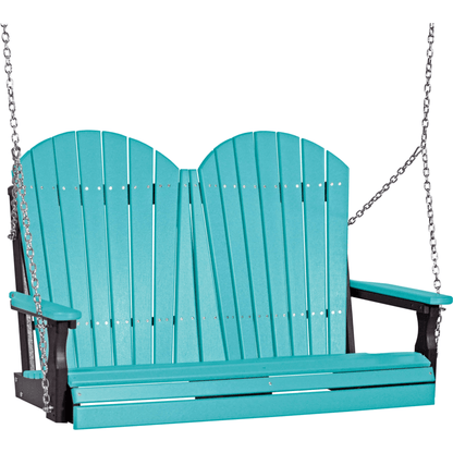 LuxCraft Adirondack 4-Foot Poly Composite Porch Swing