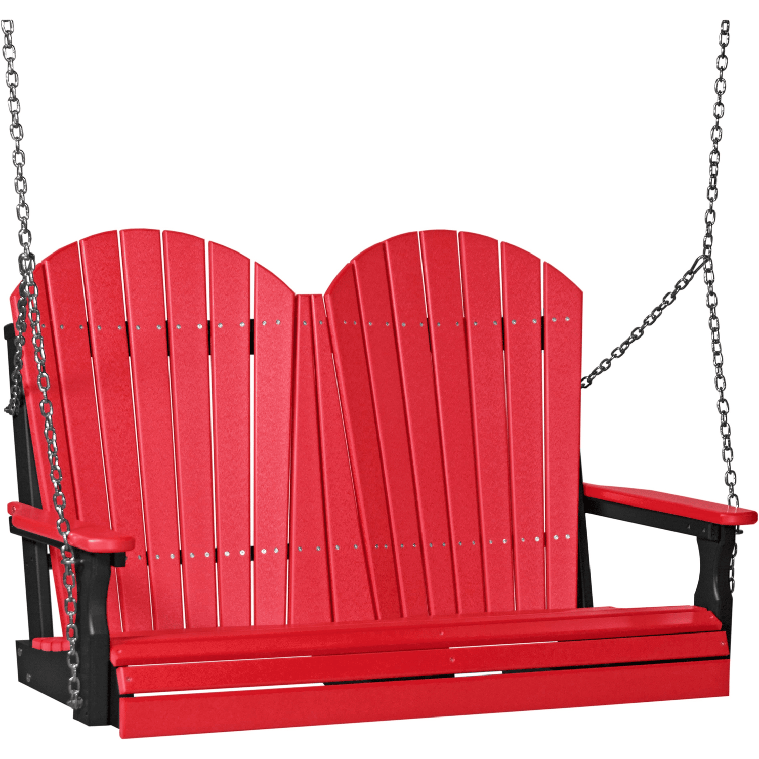 LuxCraft Adirondack 4-Foot Poly Composite Porch Swing