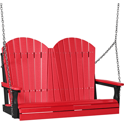 LuxCraft Adirondack 4-Foot Poly Composite Porch Swing