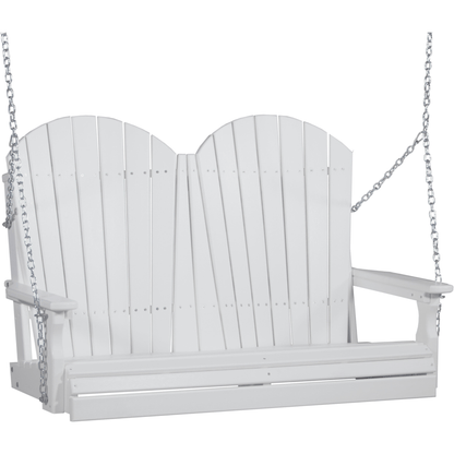 LuxCraft Adirondack 4-Foot Poly Composite Porch Swing