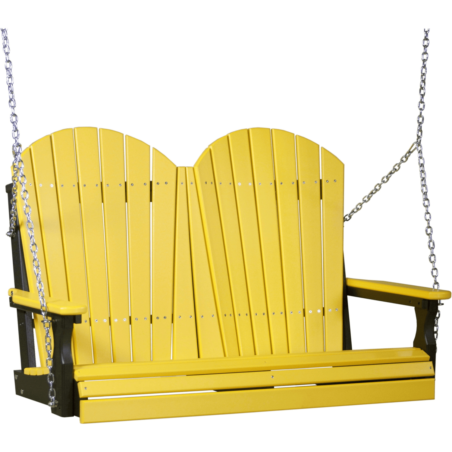 LuxCraft Adirondack 4-Foot Poly Composite Porch Swing