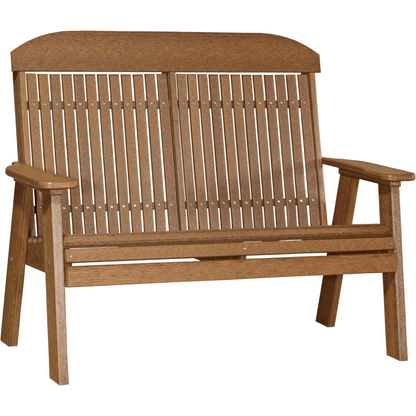 LuxCraft Poly Lumber 4-Foot Classic Outdoor Bench