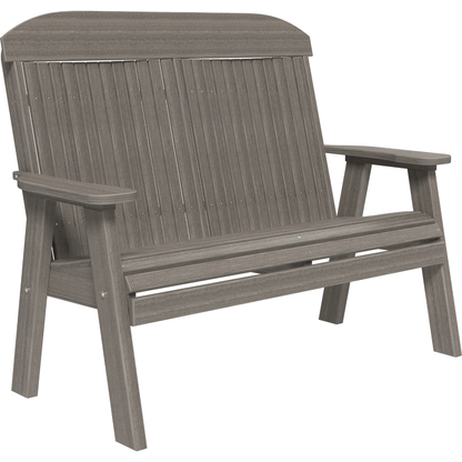 LuxCraft Poly Lumber 4-Foot Classic Outdoor Bench
