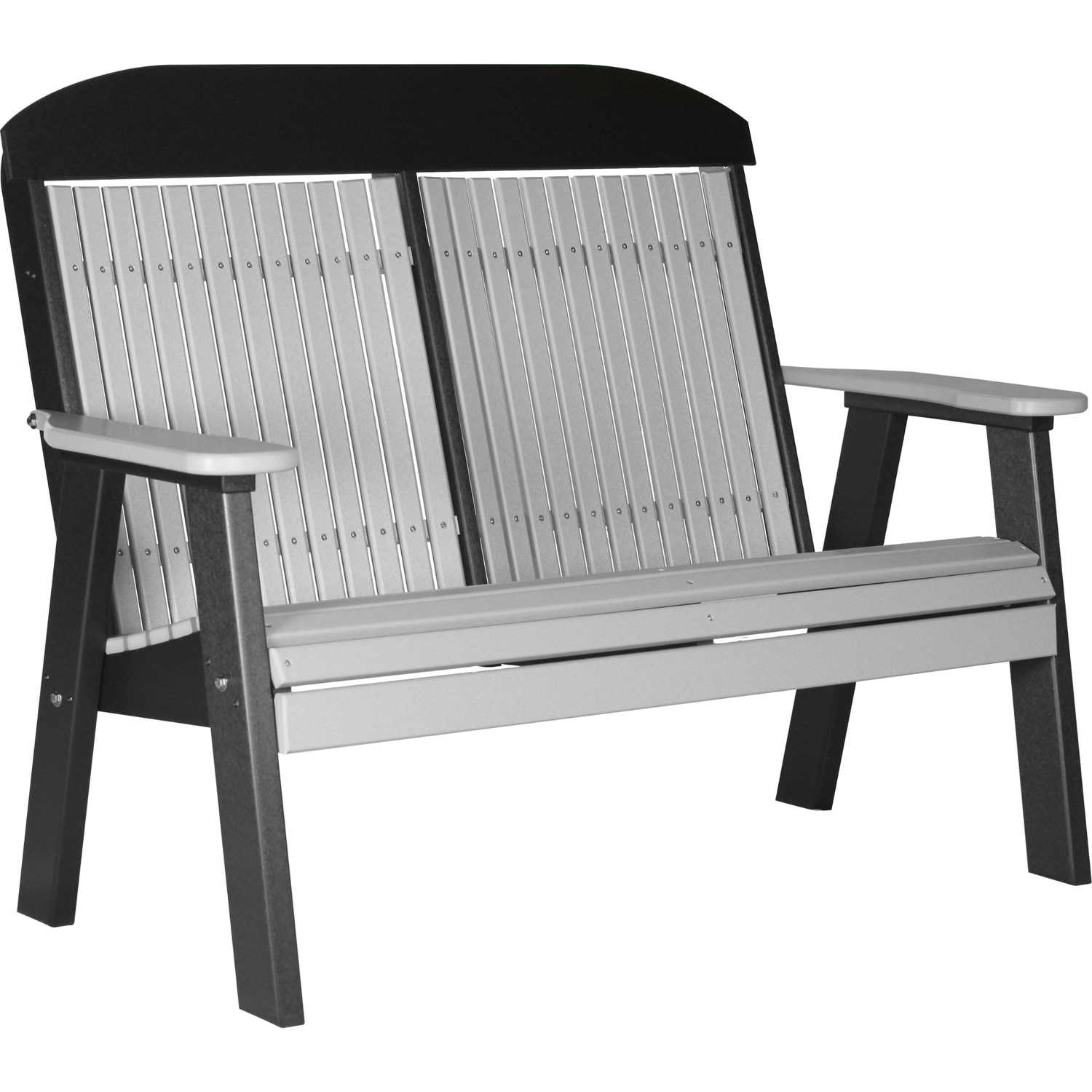 LuxCraft Poly Lumber 4-Foot Classic Outdoor Bench