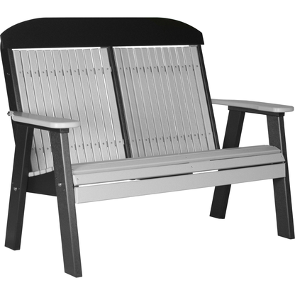 LuxCraft Poly Lumber 4-Foot Classic Outdoor Bench
