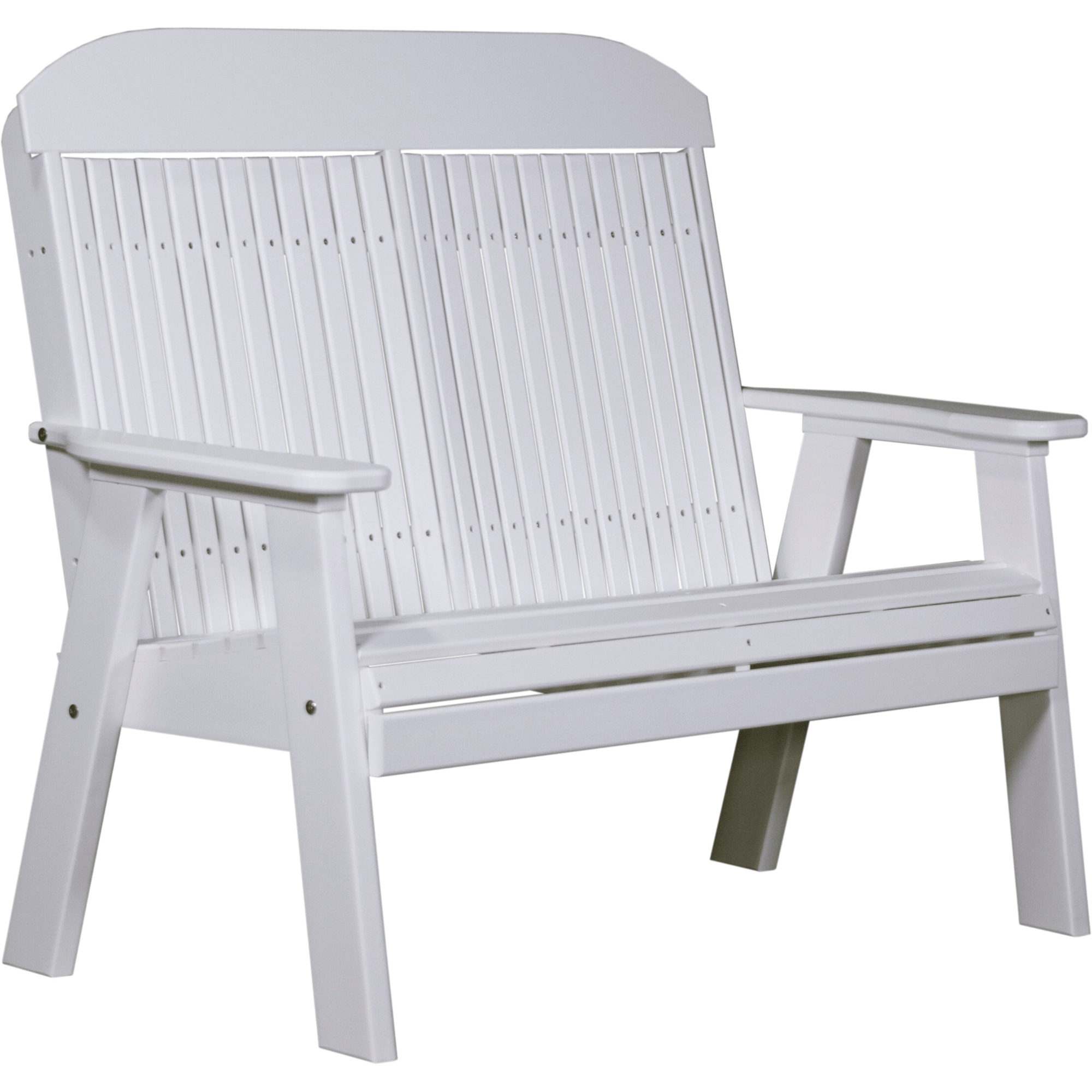 LuxCraft Poly Lumber 4-Foot Classic Outdoor Bench