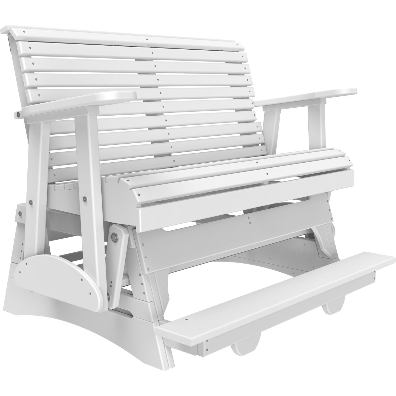 LuxCraft Rollback 4-Foot Poly Composite Balcony Patio Glider