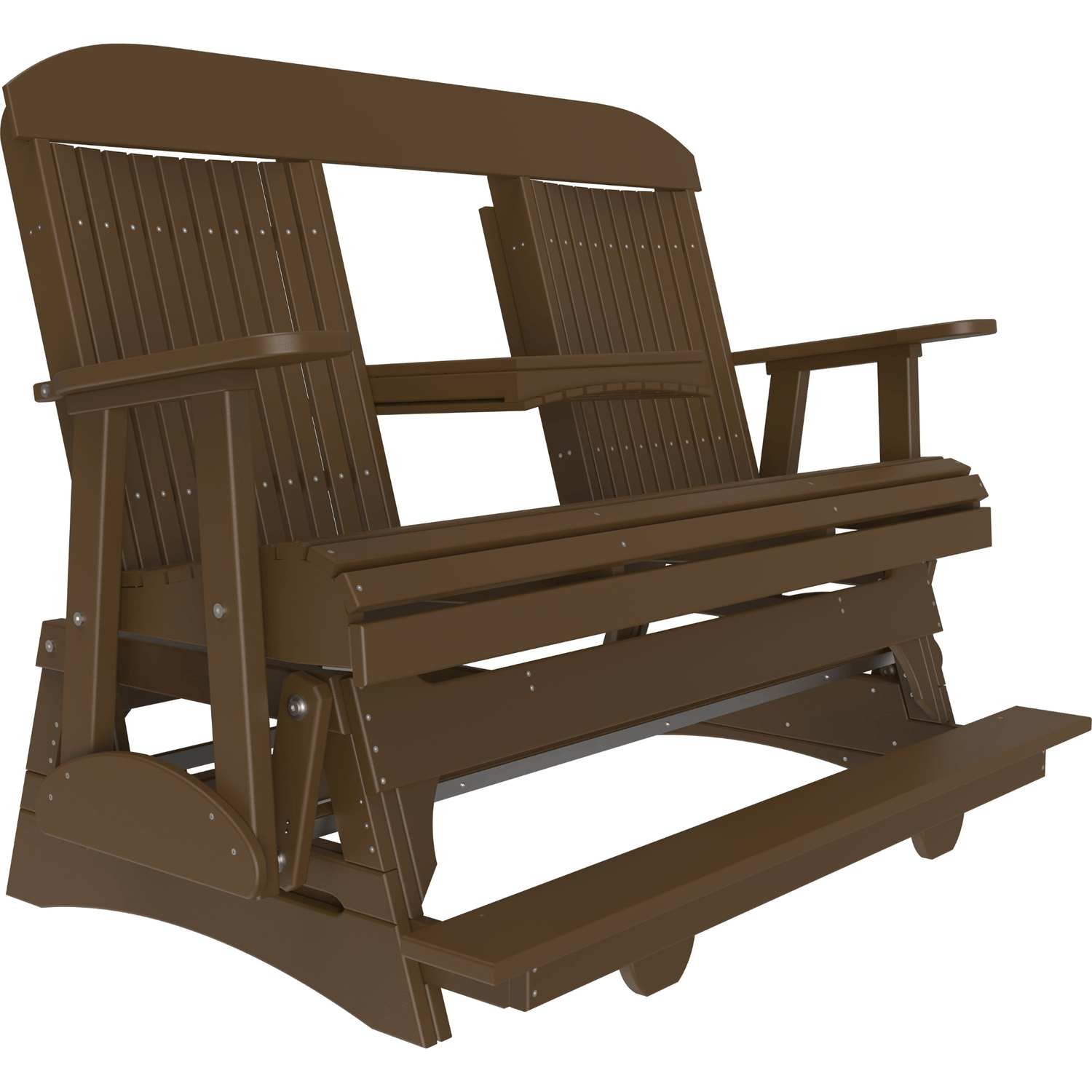 LuxCraft Classic 5-Foot Poly Composite Balcony Patio Glider