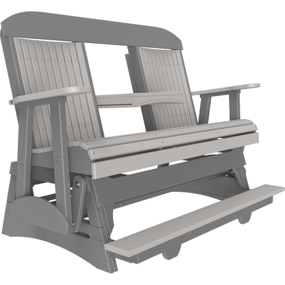 LuxCraft Classic 5-Foot Poly Composite Balcony Patio Glider