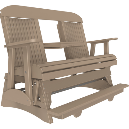 LuxCraft Classic 5-Foot Poly Composite Balcony Patio Glider