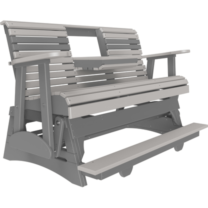 LuxCraft Rollback 5-Foot Poly Composite Balcony Patio Glider