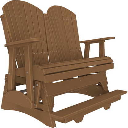 LuxCraft Adirondack 4-Foot Poly Composite Balcony Patio Glider