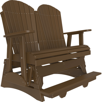 LuxCraft Adirondack 4-Foot Poly Composite Balcony Patio Glider