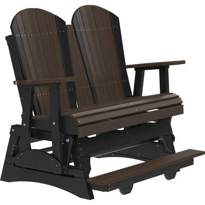 LuxCraft Adirondack 4-Foot Poly Composite Balcony Patio Glider