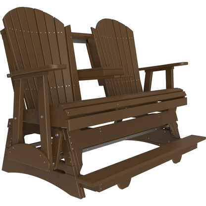LuxCraft Adirondack 5-Foot Poly Composite Balcony Patio Glider