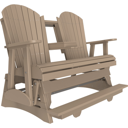 LuxCraft Adirondack 5-Foot Poly Composite Balcony Patio Glider