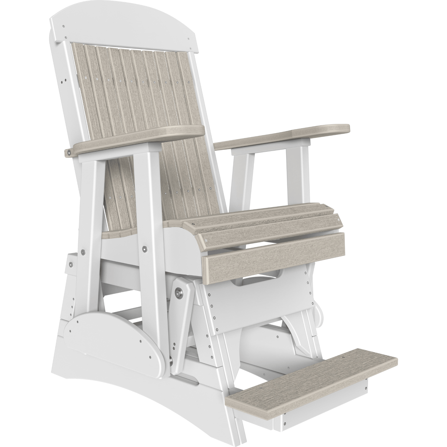 LuxCraft Classic Poly Composite Balcony Glider Chair