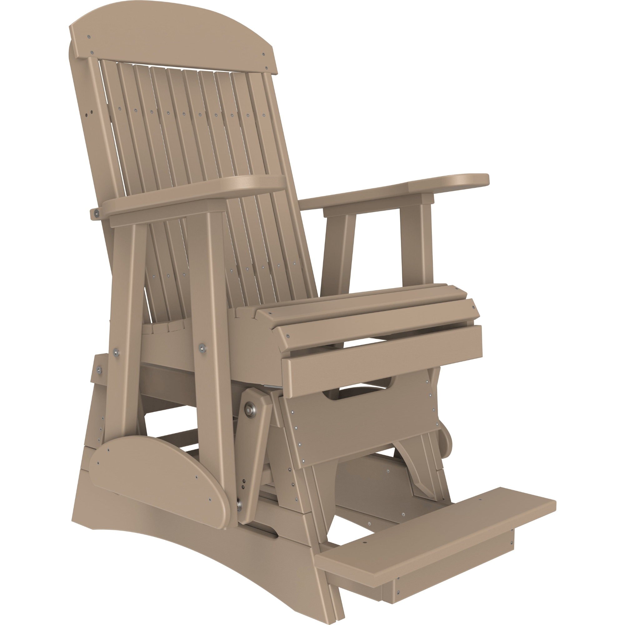 LuxCraft Classic Poly Composite Balcony Glider Chair