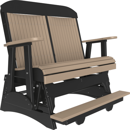 LuxCraft Classic 4-Foot Poly Composite Balcony Patio Glider