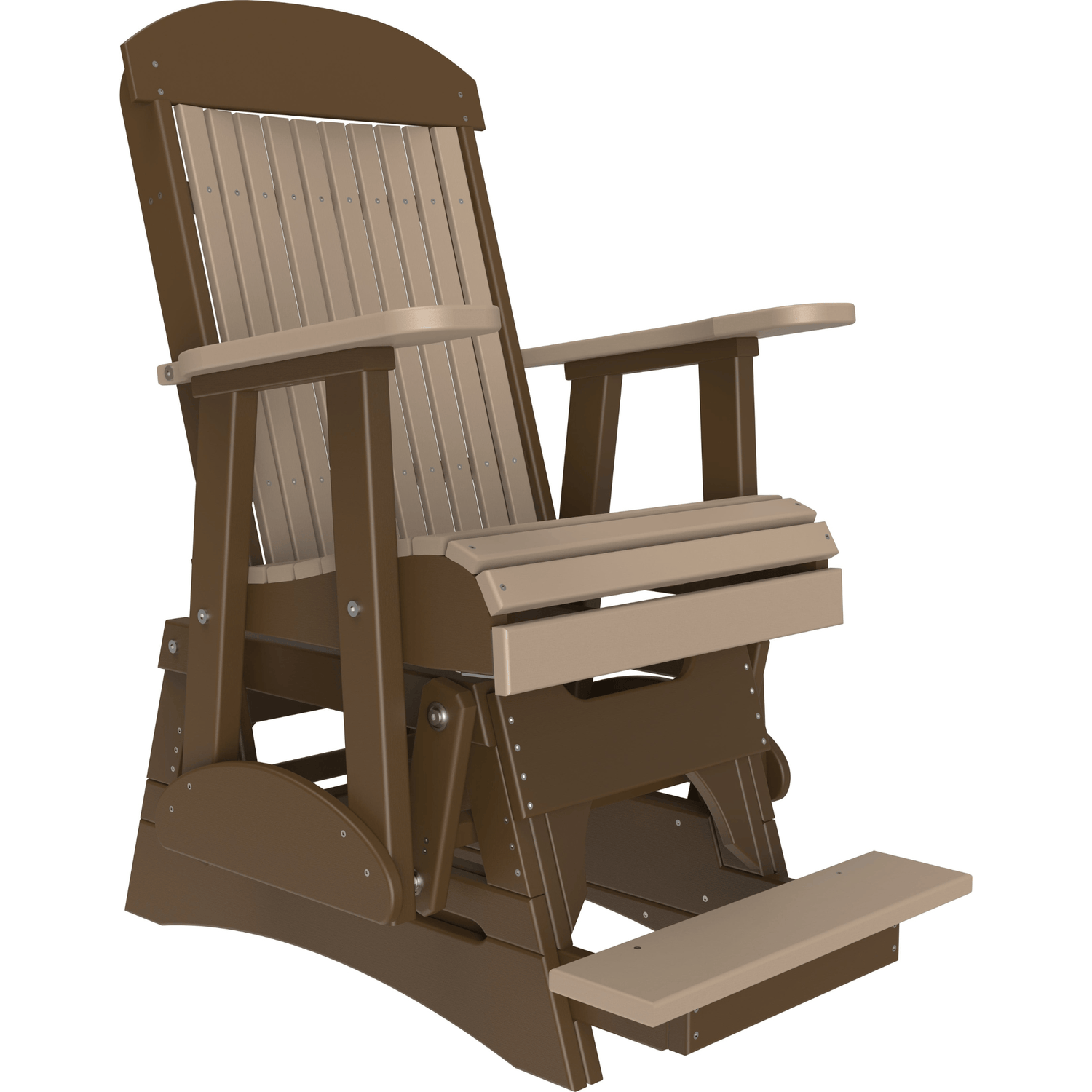 LuxCraft Classic Poly Composite Balcony Glider Chair