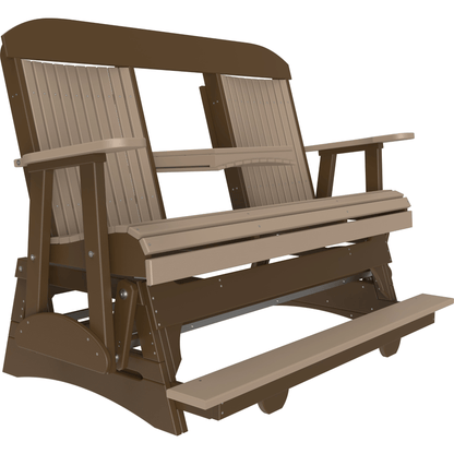 LuxCraft Classic 5-Foot Poly Composite Balcony Patio Glider
