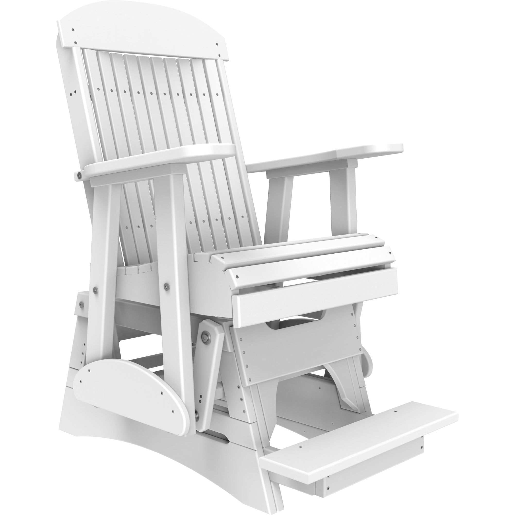 LuxCraft Classic Poly Composite Balcony Glider Chair