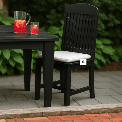 Luxcraft Sunbrella Outdoor Dining Chair Cushion