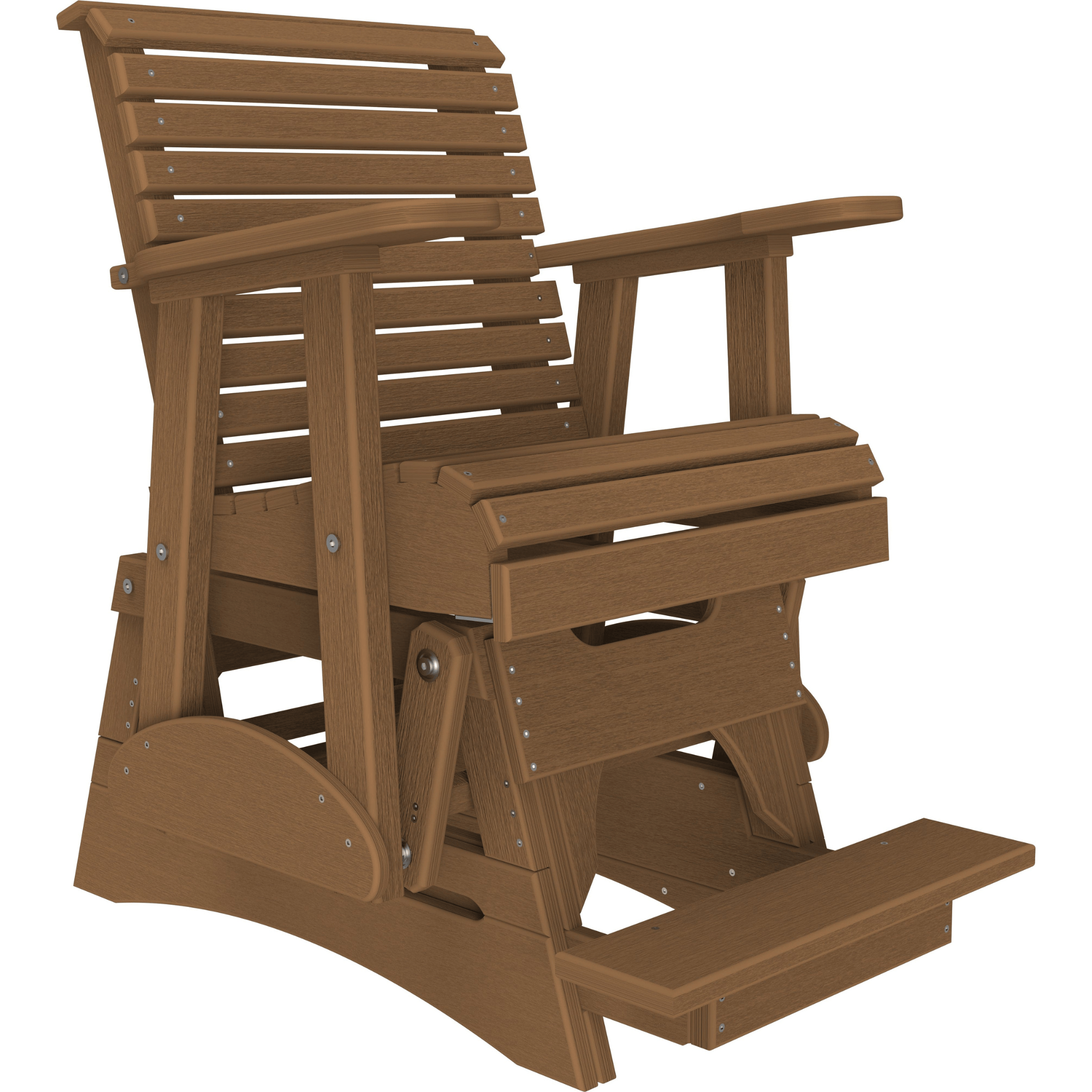 LuxCraft Rollback Poly Composite Balcony Glider Chair