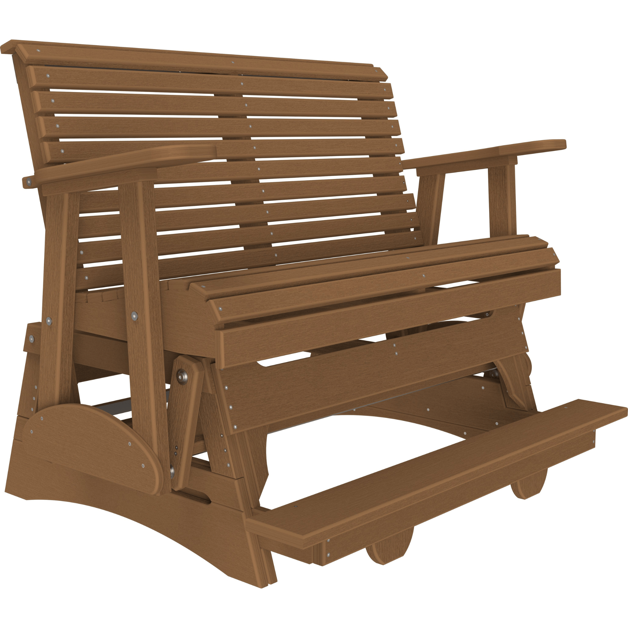 LuxCraft Rollback 4-Foot Poly Composite Balcony Patio Glider