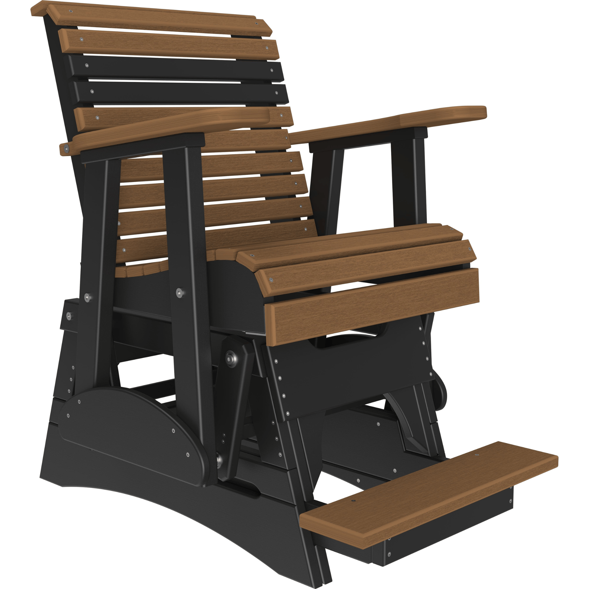 LuxCraft Rollback Poly Composite Balcony Glider Chair