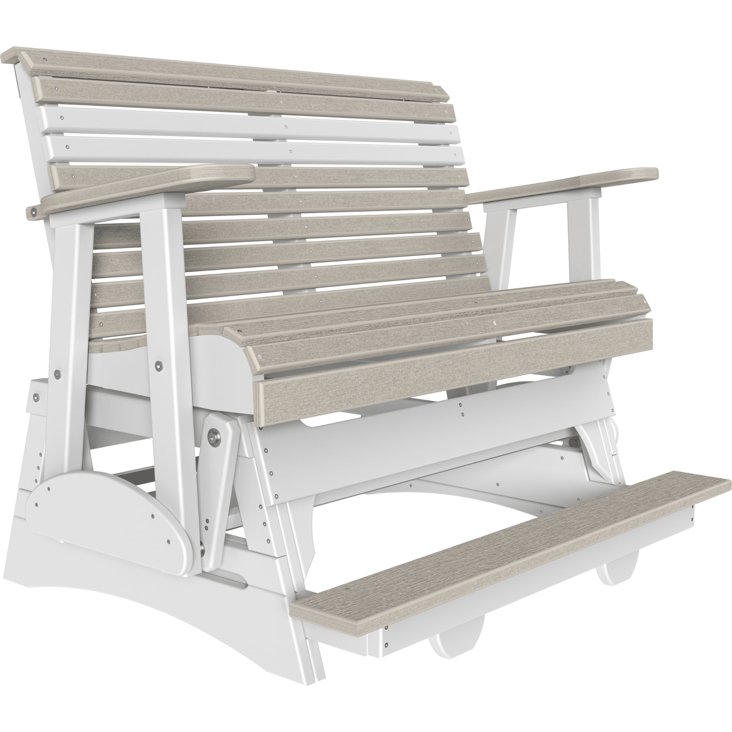 LuxCraft Rollback 4-Foot Poly Composite Balcony Patio Glider