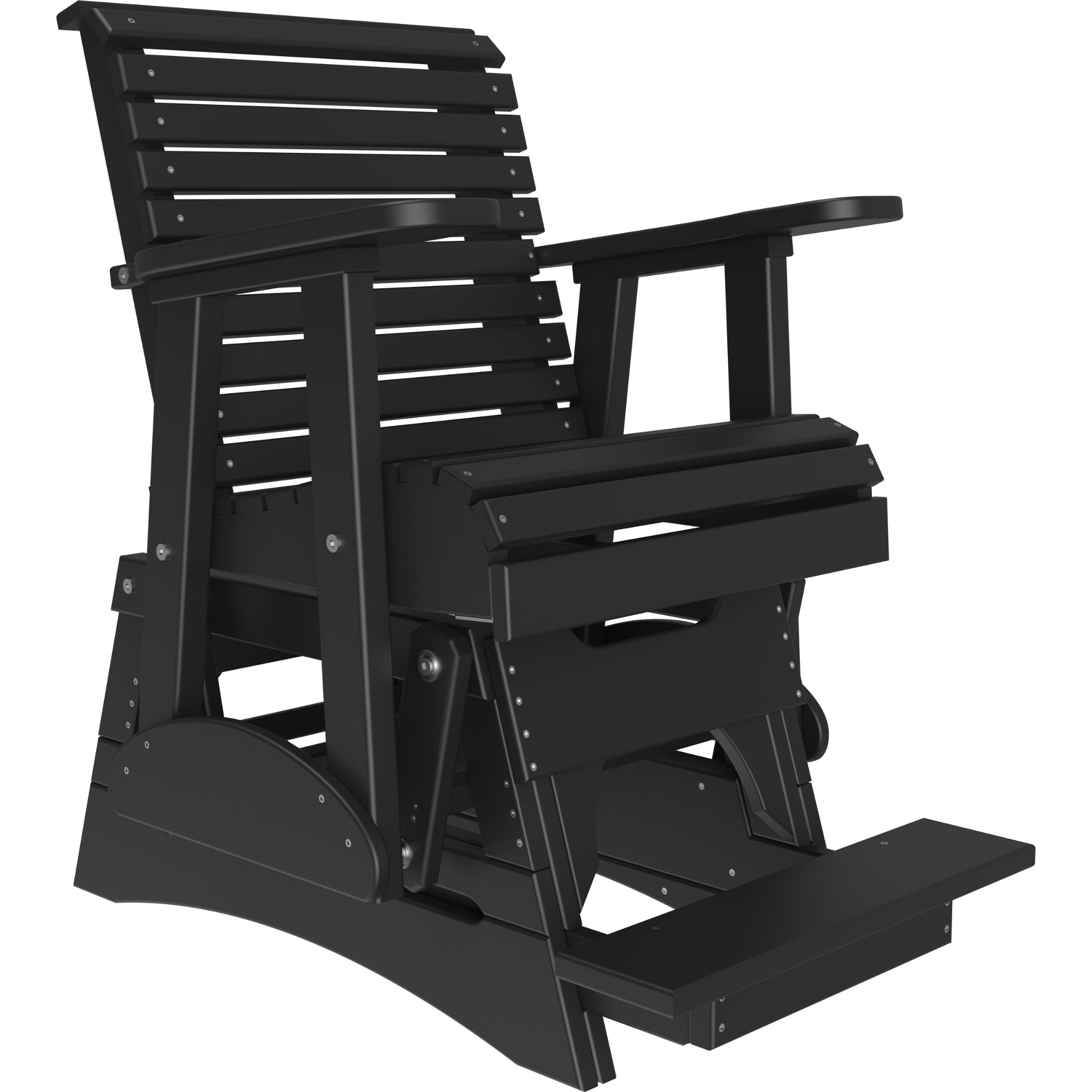 LuxCraft Rollback Poly Composite Balcony Glider Chair