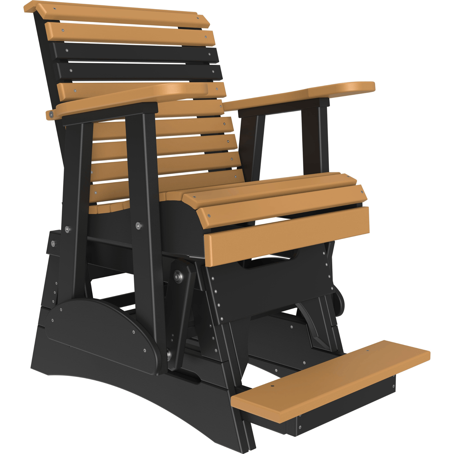 LuxCraft Rollback Poly Composite Balcony Glider Chair