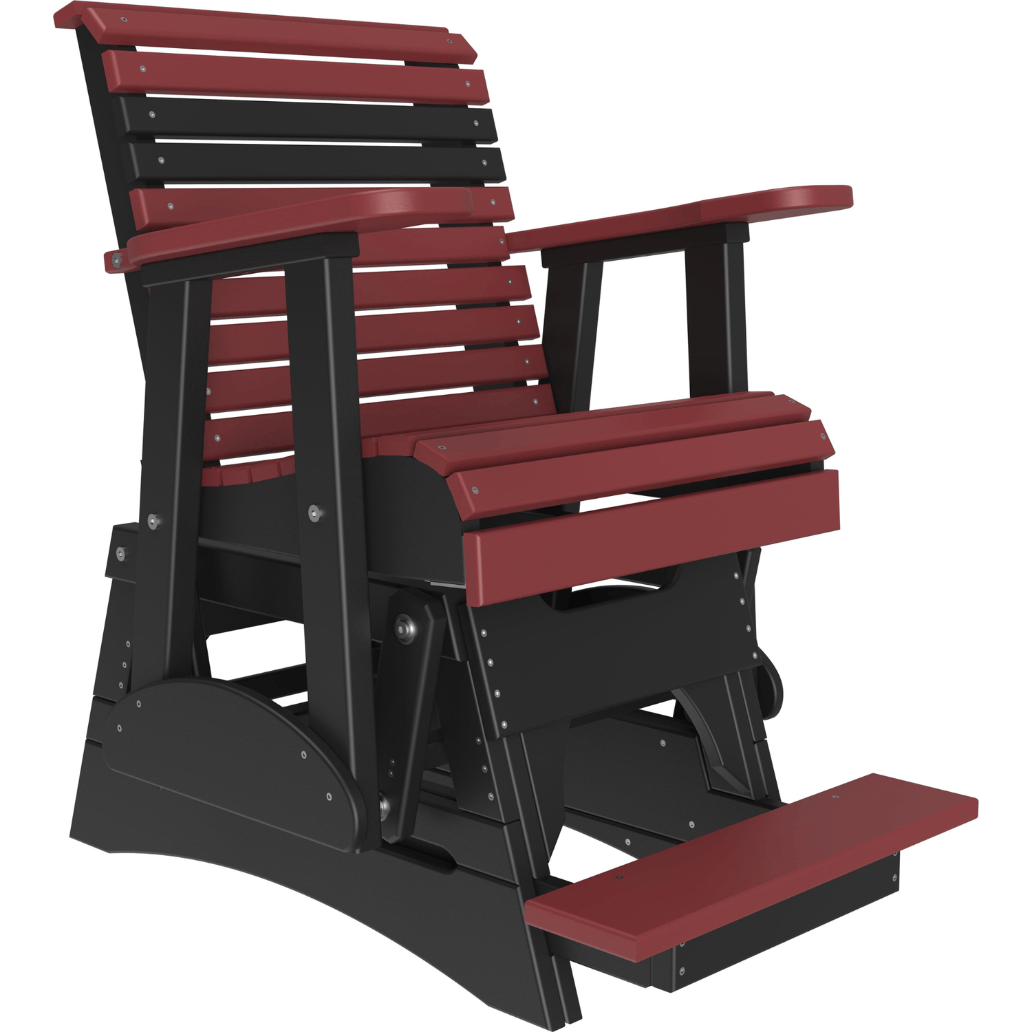 LuxCraft Rollback Poly Composite Balcony Glider Chair